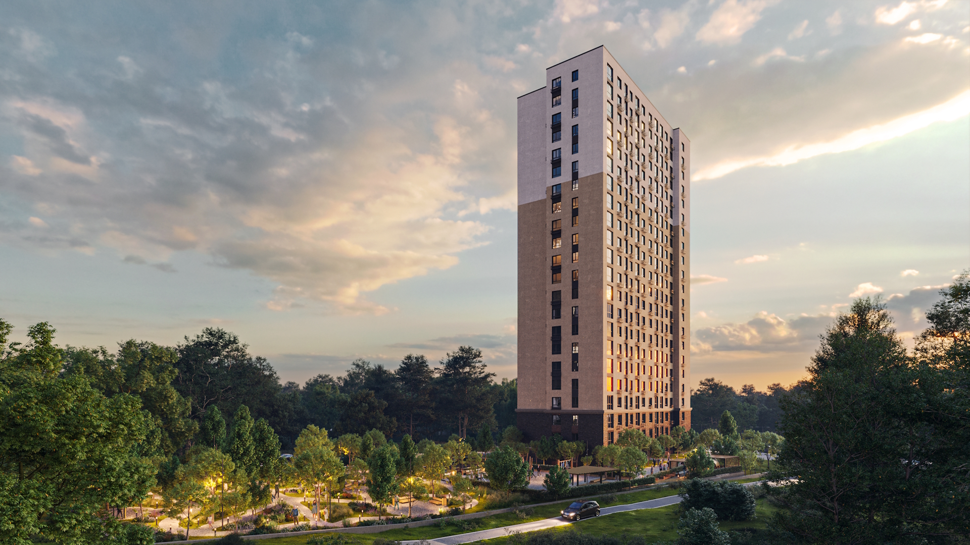 3-комнатная, 75.97 м², № 1510 в Секвойя